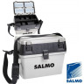 Ящик рыболовный зимний 2-х ярусный(из 2-х частей) пластиковый SALMO 38x24.5x29см серый 2070